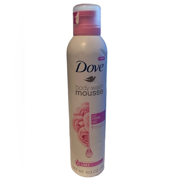 dove Bath & Body Dove Body Wash Mousse With Rose Oil For Fresh Skin